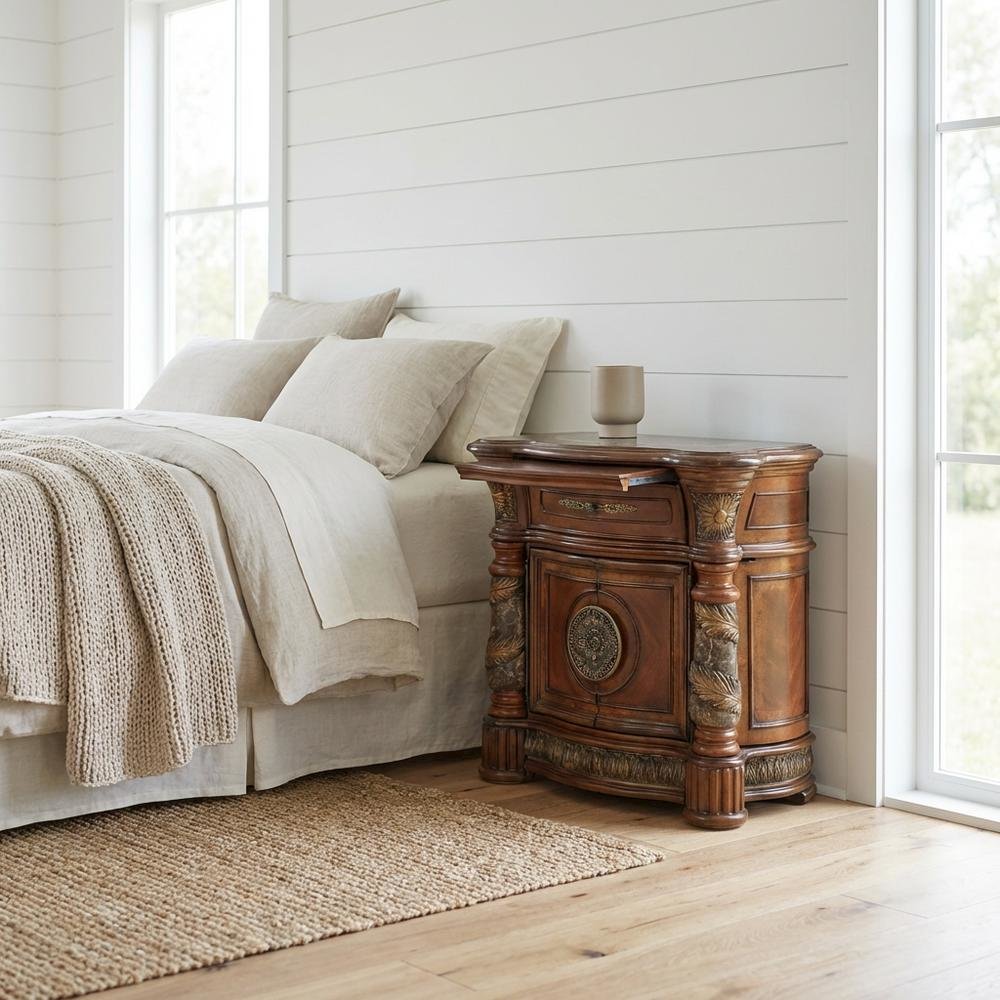 Villa Valencia Bedside Chest - Classic Chestnut
