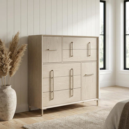 Lotus Bay 5-Drawer Chest - Sand