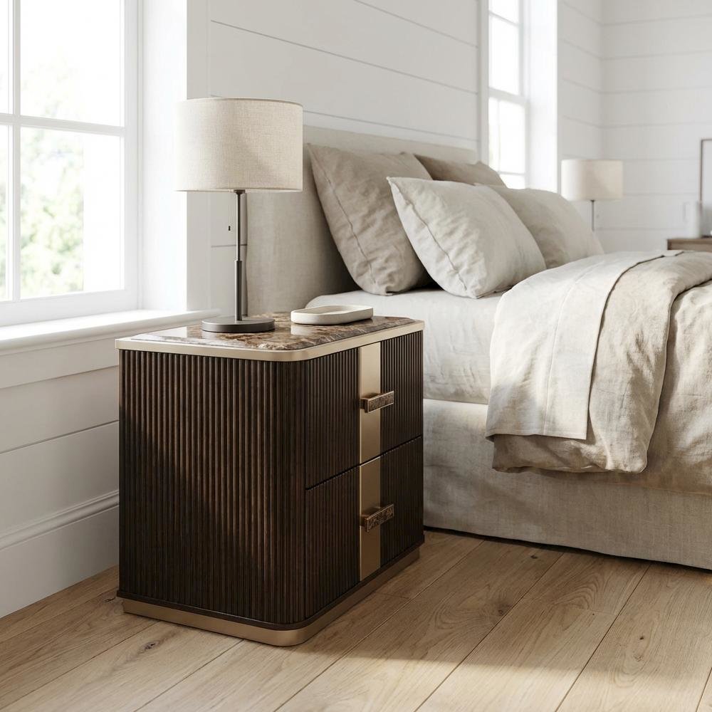 West Kensington 2-Drawer Nightstand - Medium Espresso