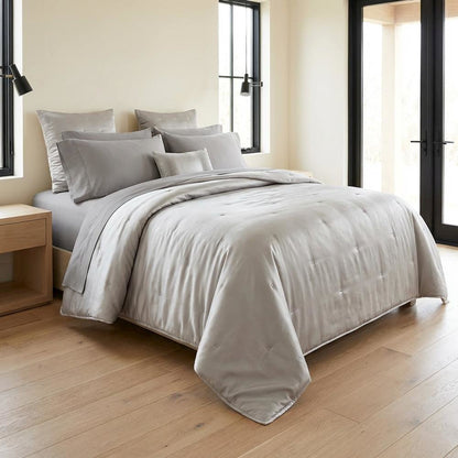 Messina 4-Piece King Quilt Set - Platinum