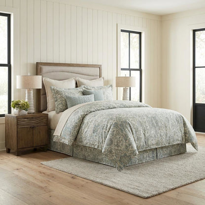 Northridge 8-Piece King Duvet Set - Spa