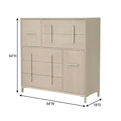 Lotus Bay 5-Drawer Chest - Sand