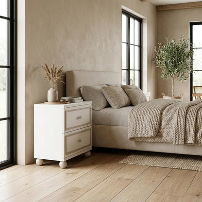 Sky Tower Nightstand - Cloud White