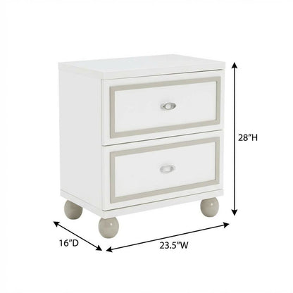 Sky Tower Nightstand - Cloud White