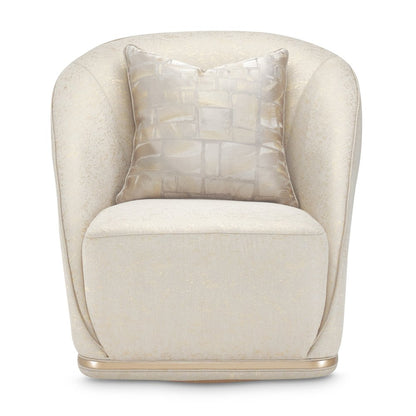 La Rachelle Swivel Chair - Gold Rush/Champagne