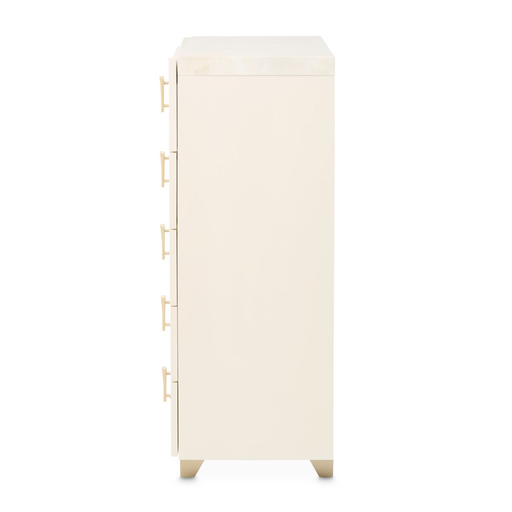 Fantosini 10-Drawer Mule Chest - Creamy Pearl