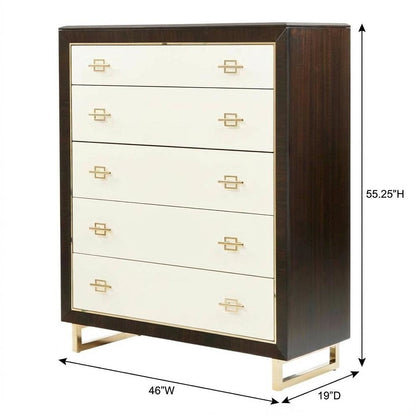 Belmont Place 5-Drawer Chest - Espresso