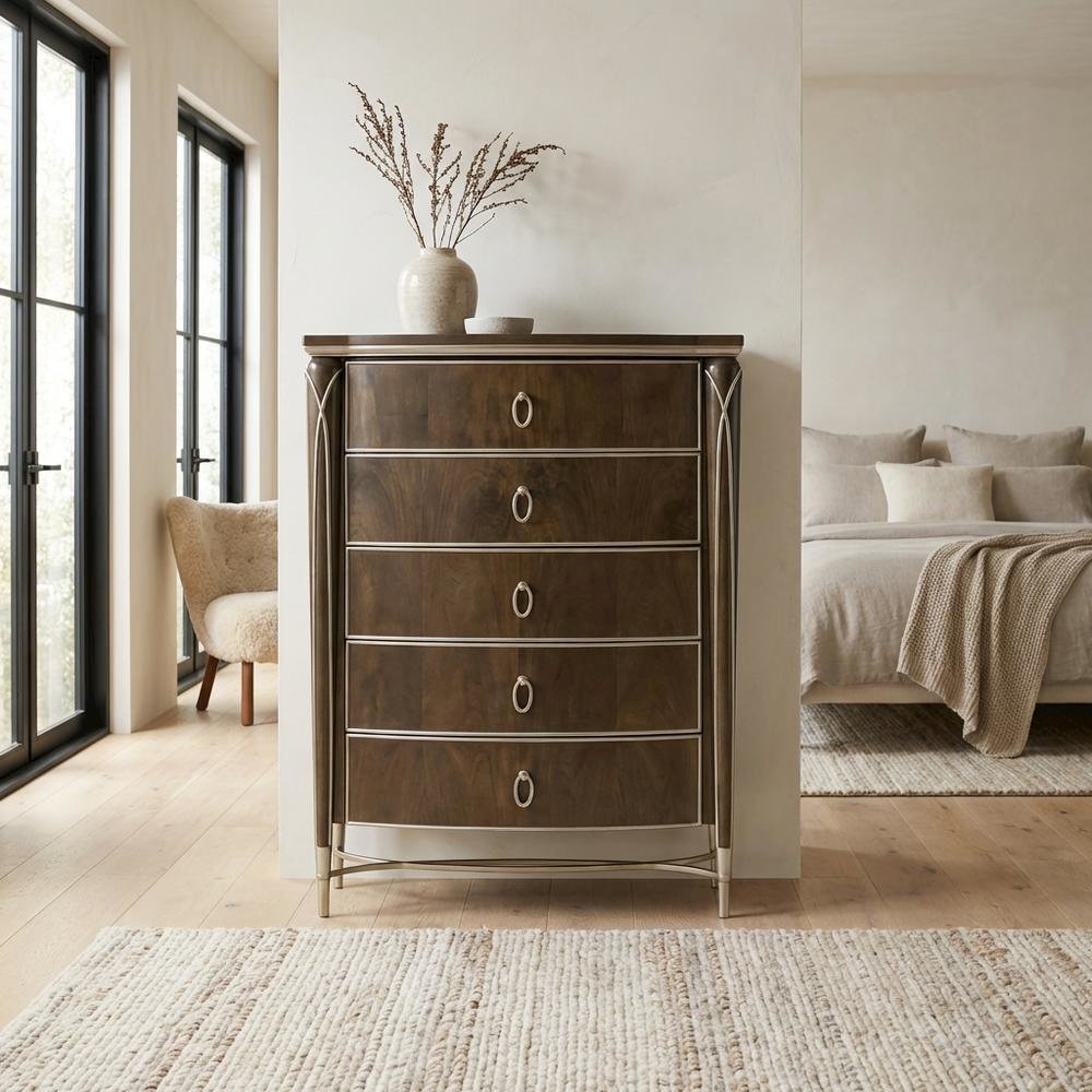 Villa Cherie Highboy Chest - Hazelnut