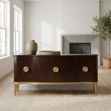 Camellia Field Sideboard - Warm Pecan