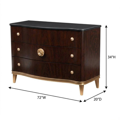 Camellia Field Dresser - Warm Pecan