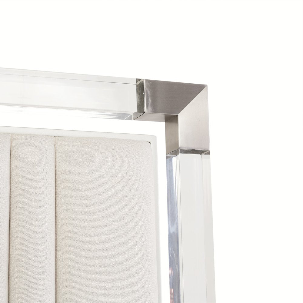 Penthouse Eastern King Short Panel Bed - Ash Gray