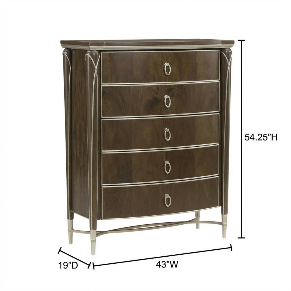 Villa Cherie Highboy Chest - Hazelnut