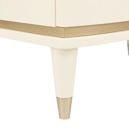 La Terrazza Nightstand, Large - Creamy Pearl