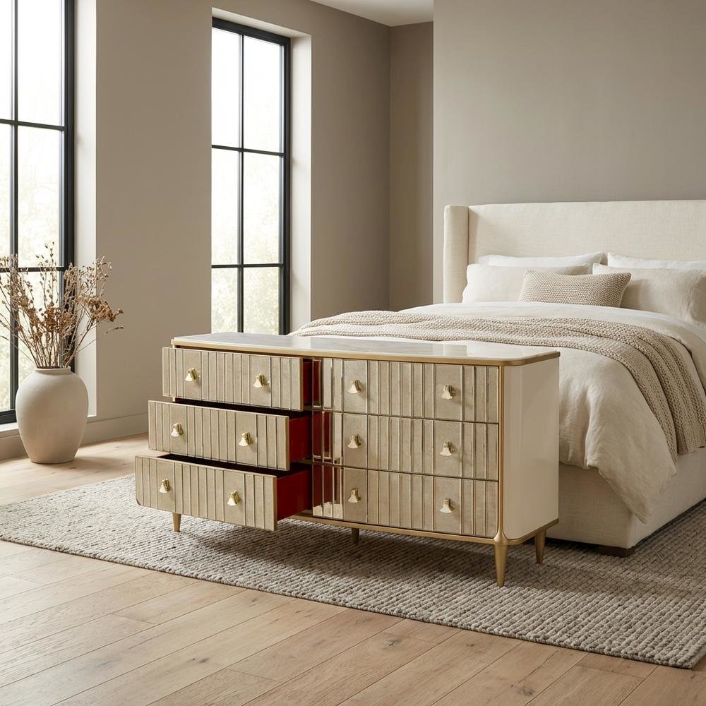 Scotts Square Dresser - Light Champagne