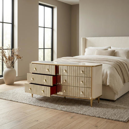 Scotts Square Dresser - Light Champagne