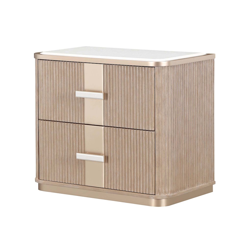 West Kensington 2-Drawer Nightstand - Sea Salt Caramel