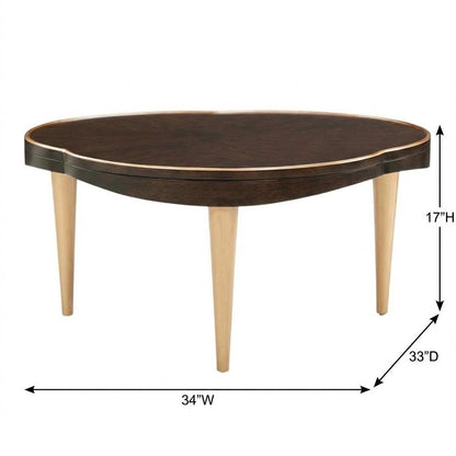 Camellia Field Cocktail Table - Warm Pecan