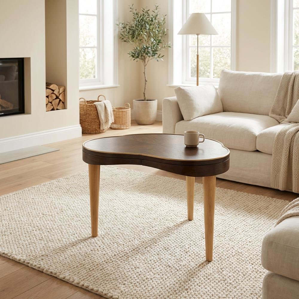 Camellia Field End Table - Warm Pecan
