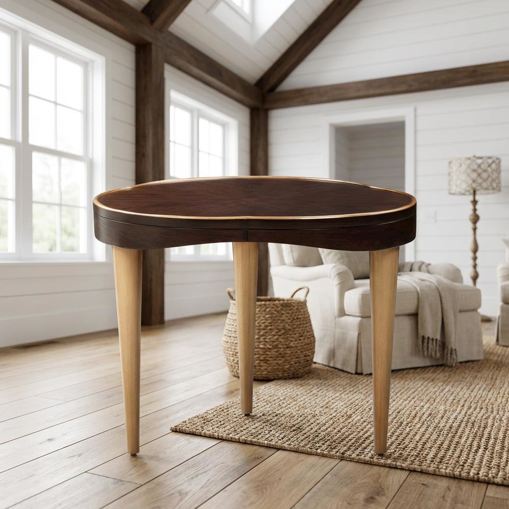 Camellia Field End Table - Warm Pecan