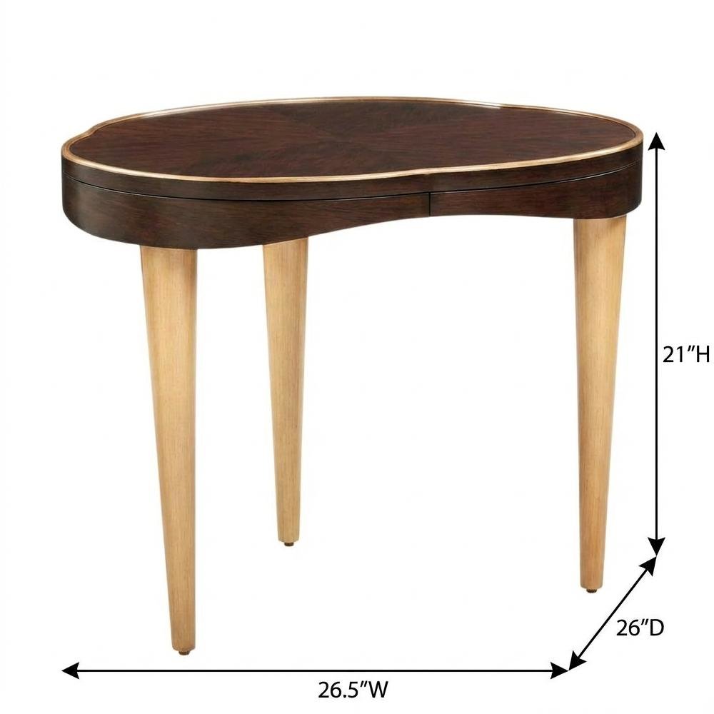 Camellia Field End Table - Warm Pecan