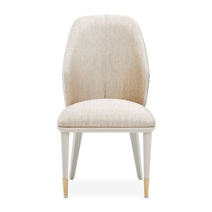 Lisbon Dining Side Chair - Silken Matte Cream Set of 2