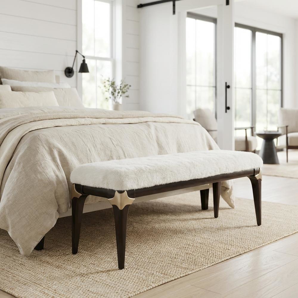 Paris Chic Bed Bench - Espresso