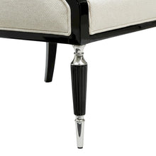La Francaise Accent Chair - Cafe au Lait/Black