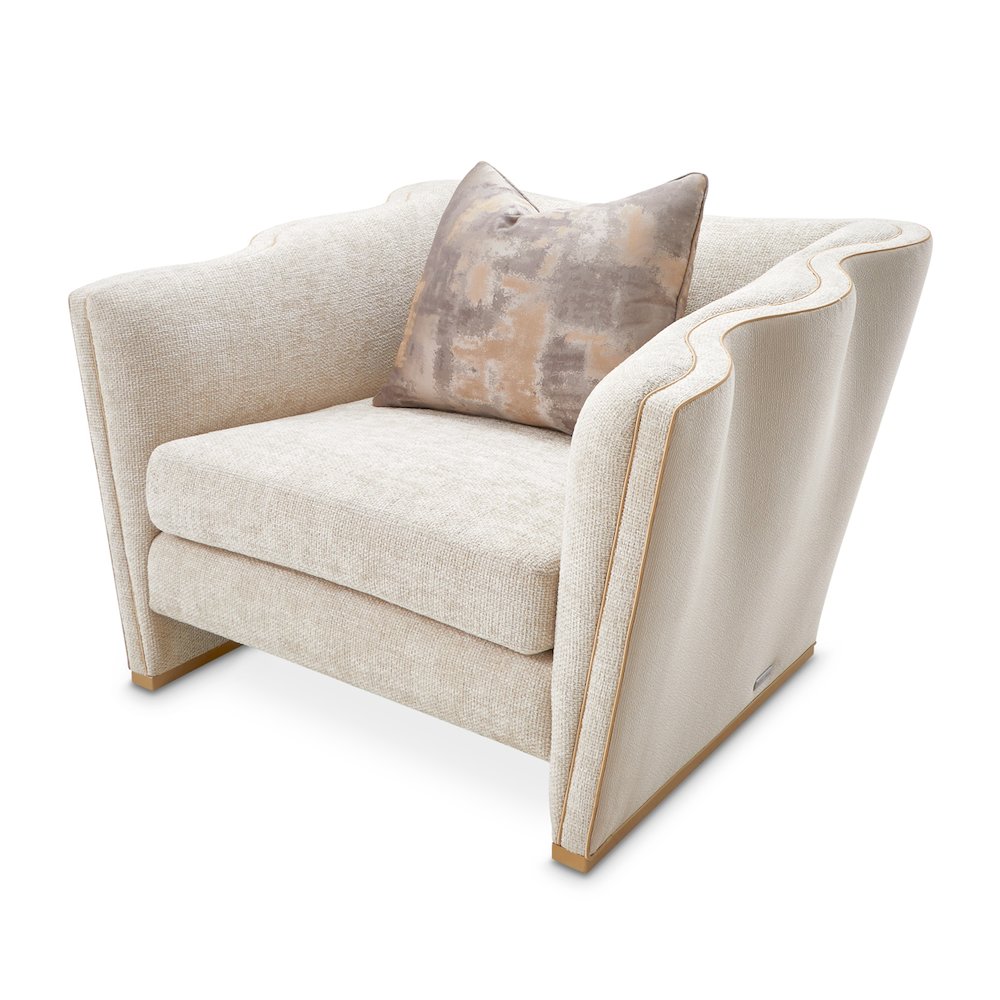 La Terrazza Matching Chair - Cappuccino/Light Champagne