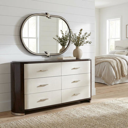 Paris Chic Dresser with Mirror - Espresso