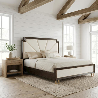 Belmont Place Cal. King Upholstered Bed - Espresso