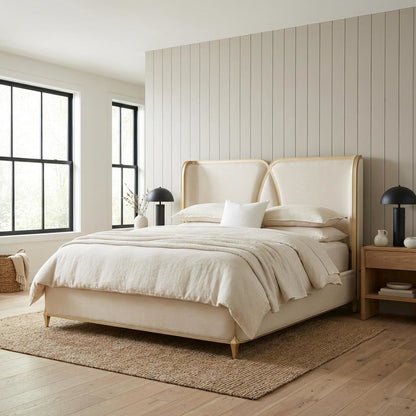 Scotts Square Eastern King Bed - Light Champagne