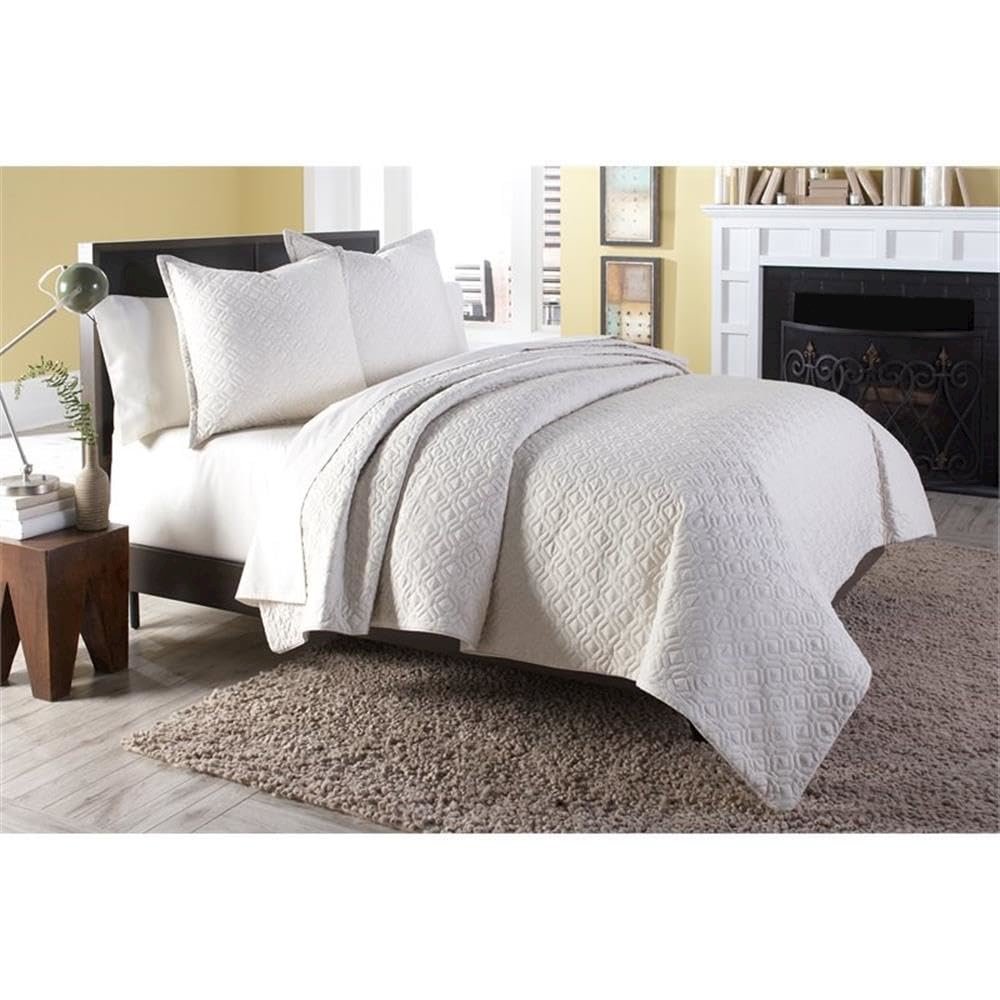 Taylor 3-Piece Queen Coverlet/Duvet Set - Linen