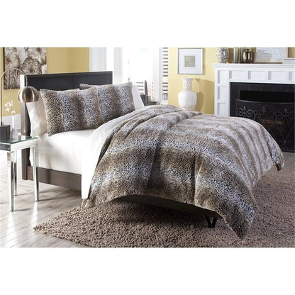 Kasbah 3-Piece Queen Duvet Set - Brown