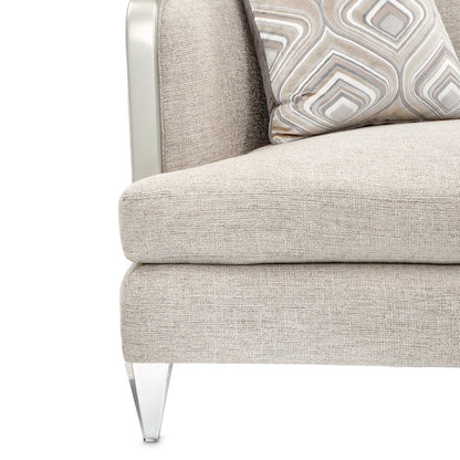 Camden Court Chair and Half - Flax/Platinum