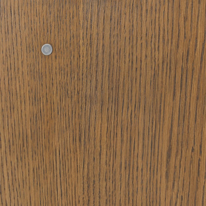 Portrait Dresser with LED Lights - Sienna Brown