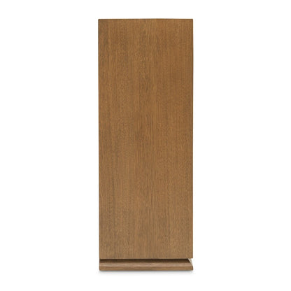 Portrait 5-Drawer Chest with LED Lights - Sienna Brown