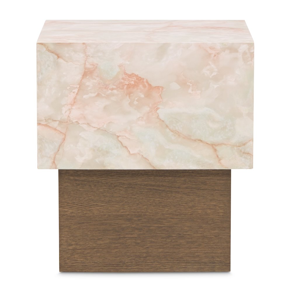 Portrait End Table - Sienna Brown