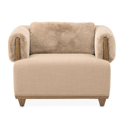 Portrait Accent Chair, Toffee - Sienna Brown