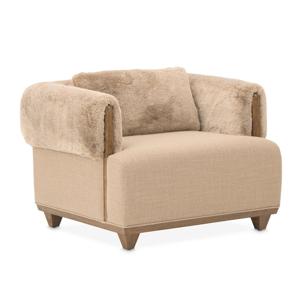 Portrait Accent Chair, Toffee - Sienna Brown