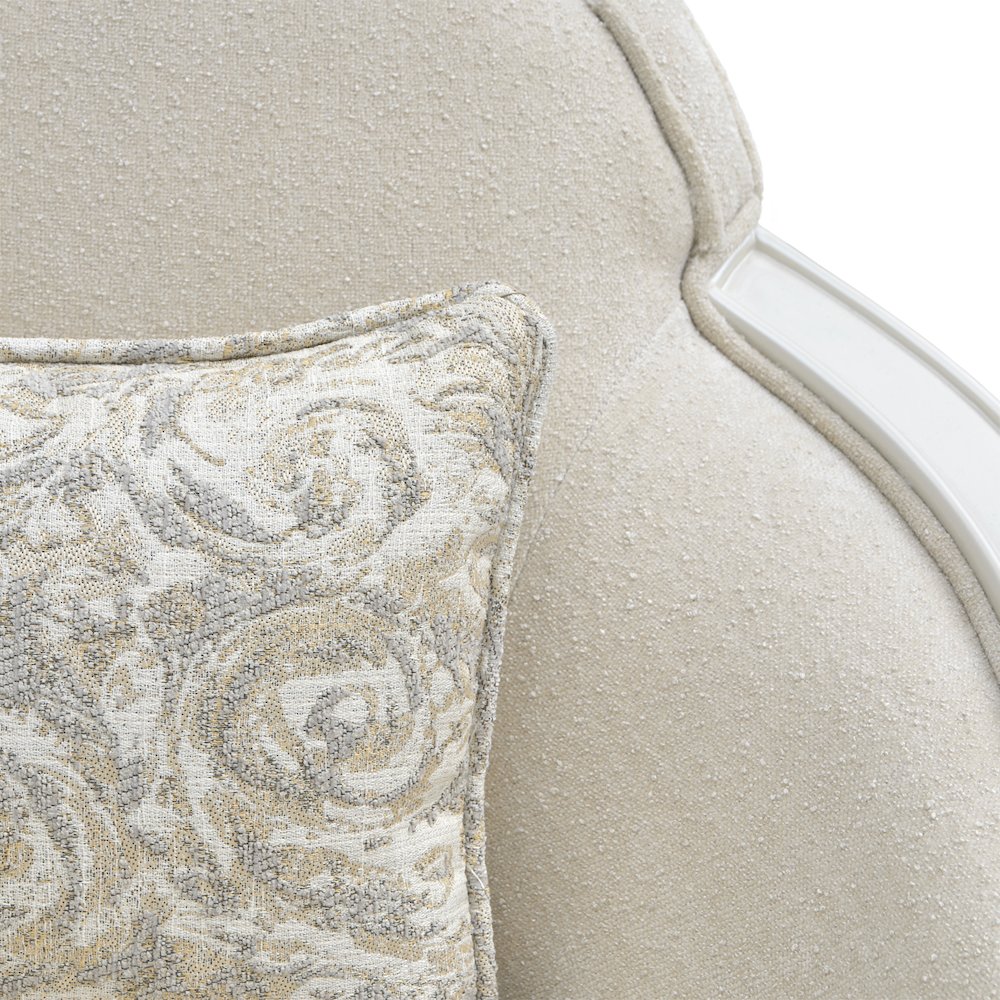 La Marisia Chenille Matching Chair - Tranquil/Creamy Pearl