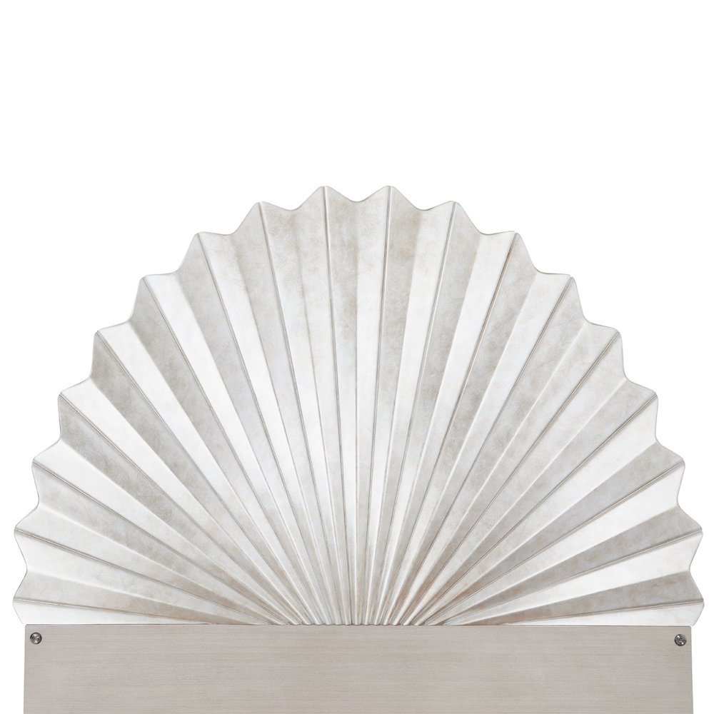 Fantosini King Fan Bed - Silver Leaf