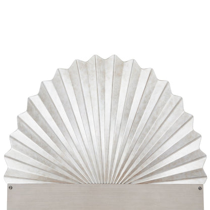 Fantosini King Fan Bed - Silver Leaf