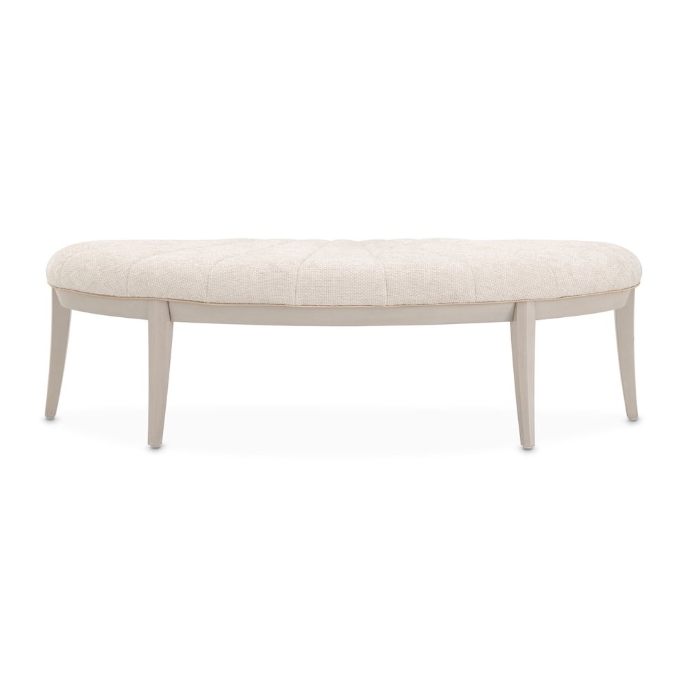 Fantosini Bed Bench - Silver Mist