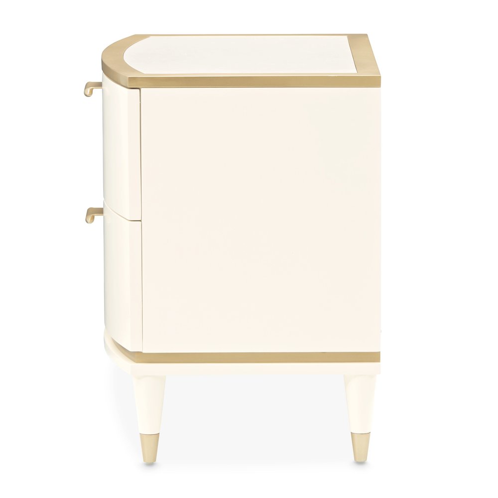 La Terrazza Nightstand - Creamy Pearl