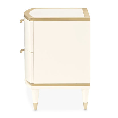 La Terrazza Nightstand - Creamy Pearl