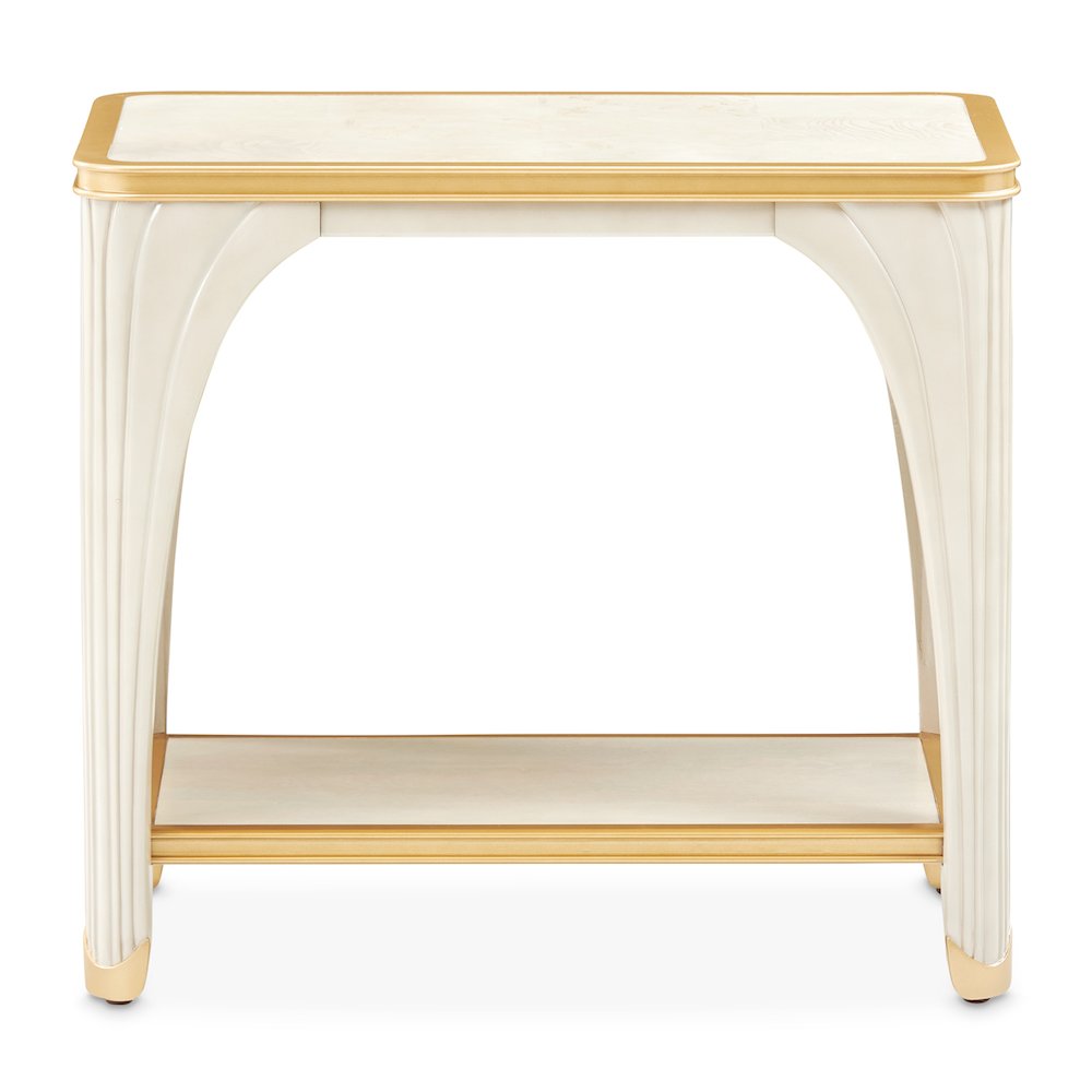 La Terrazza End Table - Silver Mist
