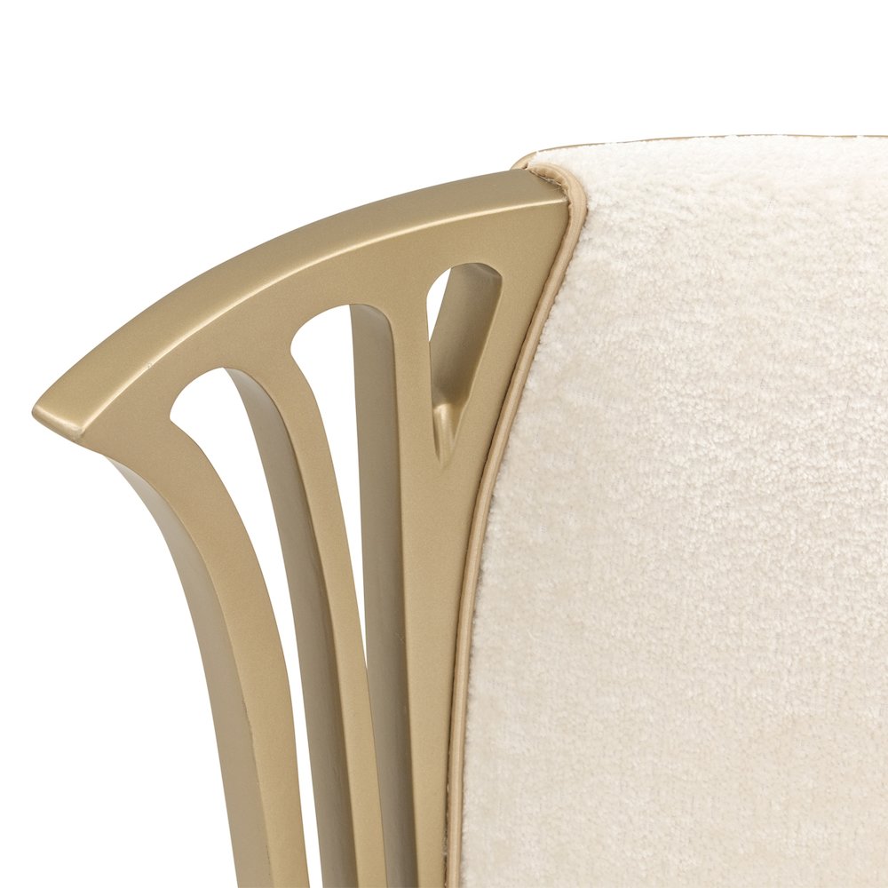 La Terrazza Vanity Chair - Creamy Pearl