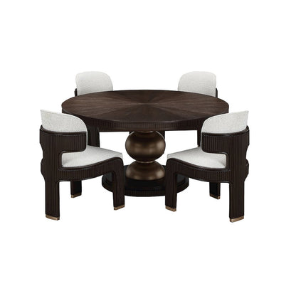 West Kensington Oval Dining Table - Medium Espresso