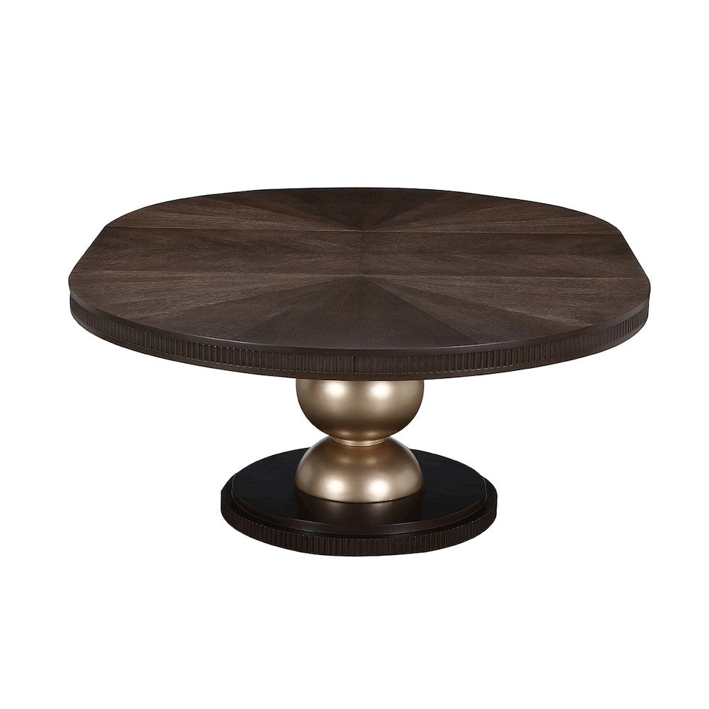 West Kensington Oval Dining Table - Medium Espresso
