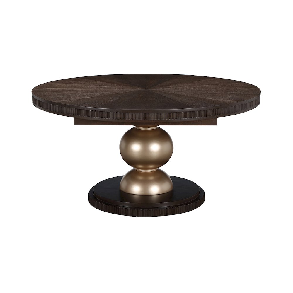 West Kensington Oval Dining Table - Medium Espresso